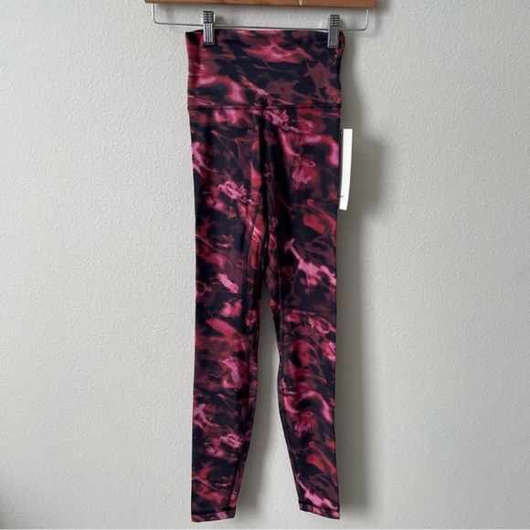 NWT Lululemon Align High-Rise Pant 28" Intensity Pink Blossom Multi Size 2 - Picture 1 of 9